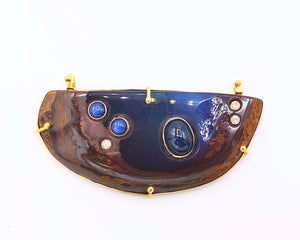 Cosmic Cliffs Opal Pendant