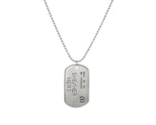 Load image into Gallery viewer, Pronouns Dog Tag Stainless Steel Necklace